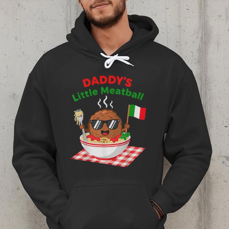 Couple Daddy's Little Meatball Italian Men Men Hoodie