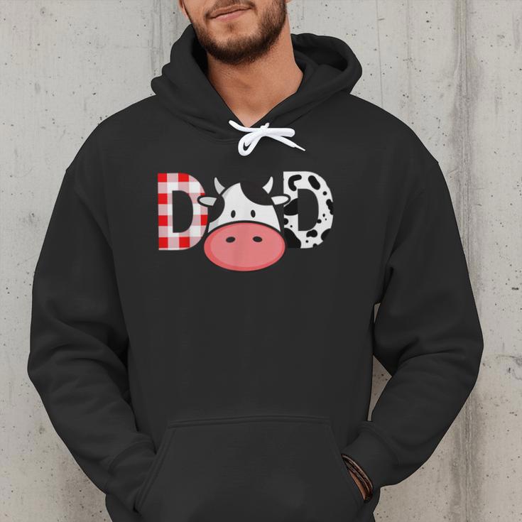 Cow Mom Or Dad Birthday Farm Birthday Party Men Hoodie