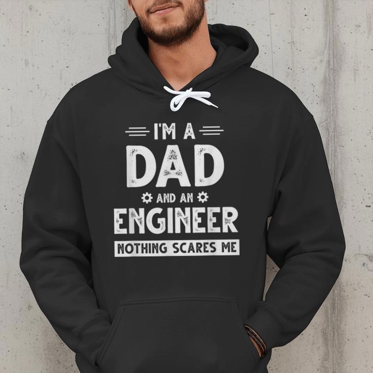 Cute Engineer Dad Men Father's Day Mechanical Engineering Men Hoodie