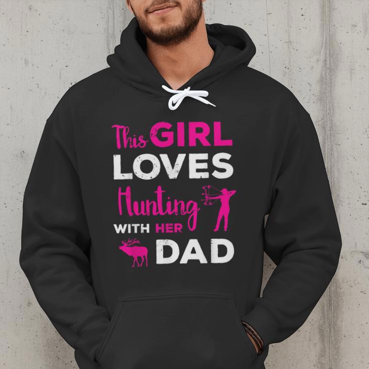 Cute Girls Hunting Dad Daughter Hunting Buddy Hunter Men Hoodie