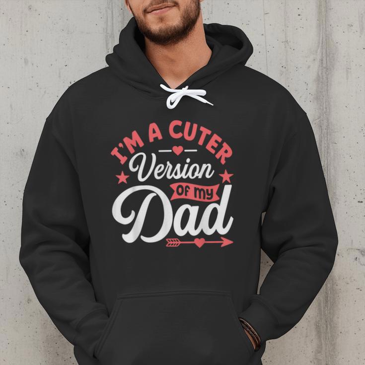 Cuter Version Of Dad Cute Kid Boy Girl Proud New Dad Men Hoodie