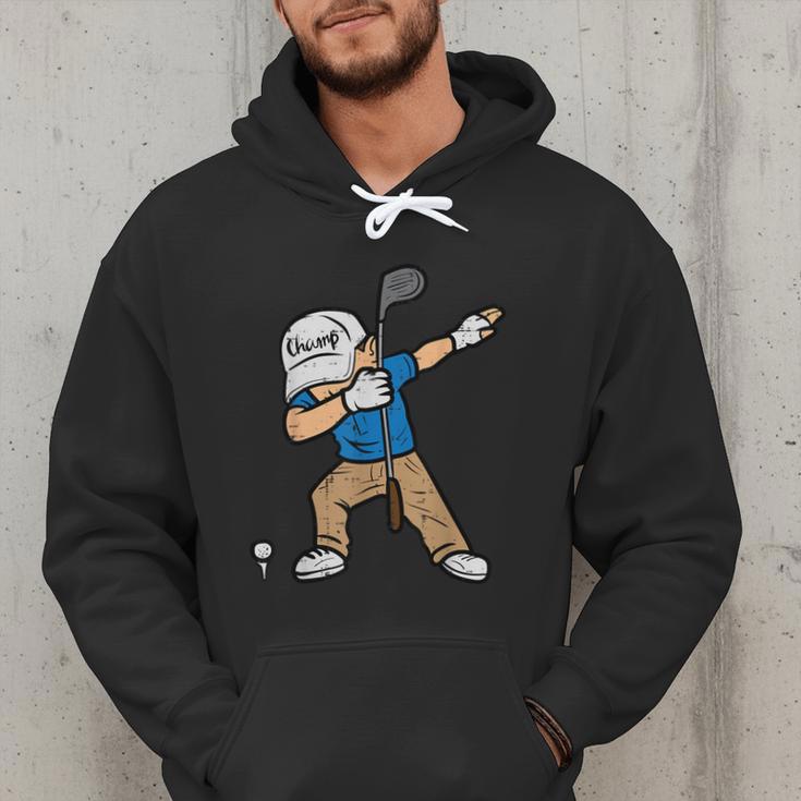 Dabbing Golfer Golfing Golfer Dad Men Boys Kids Youth Men Hoodie