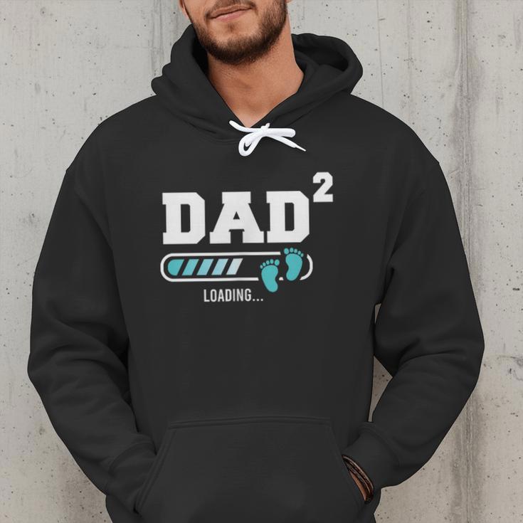 Dad 2 Second Time Dad Dad Of Two Men Hoodie