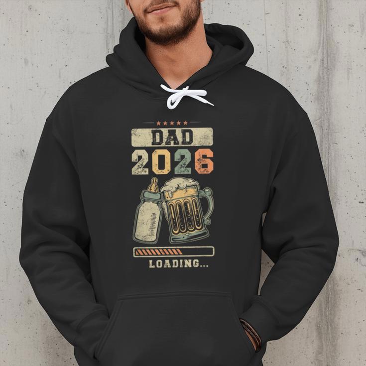 Dad 2026 Loading Baby Shower Going To Be a Dad Gender Reveal Men Hoodie