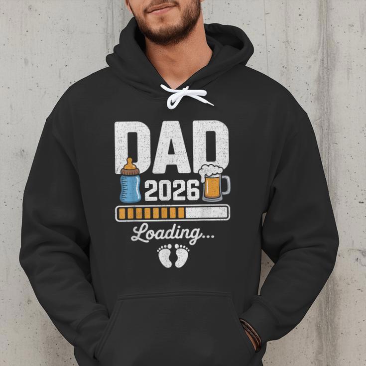 Dad 2026 Loading Expecting New Baby Announcement Men Men Hoodie
