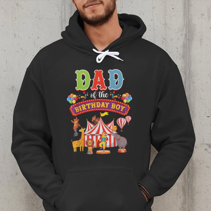 Dad Of The Birthday Boy Carnival Circus 1st Birthday Party Men Hoodie