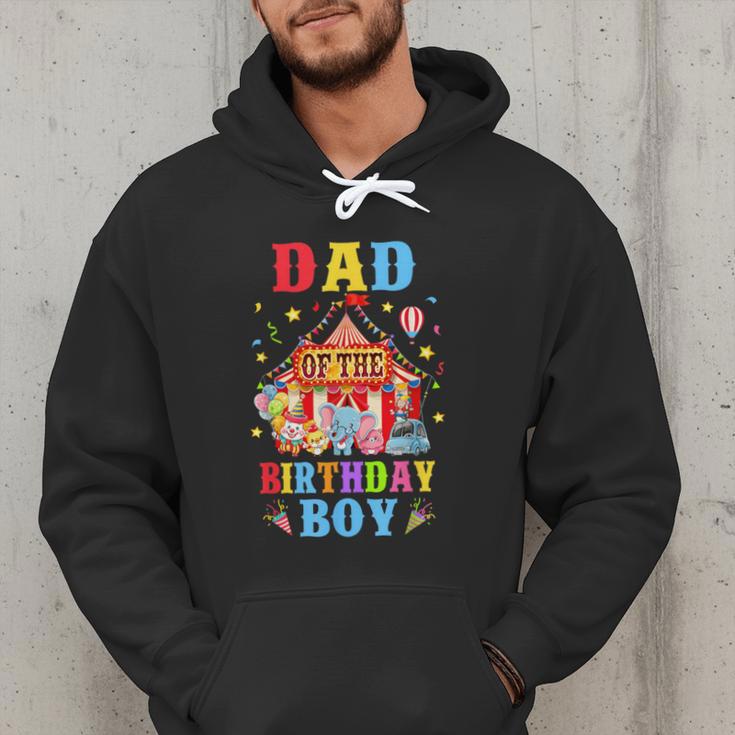 Dad Of The Birthday For Boy Circus Carnival Theme Party Men Hoodie