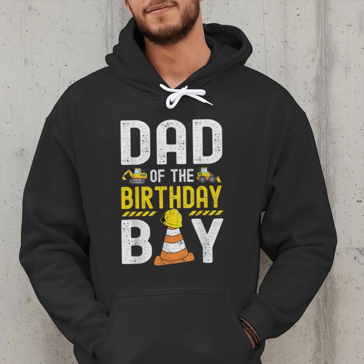 Dad Of The Birthday Boy Construction Worker Bday Men Hoodie