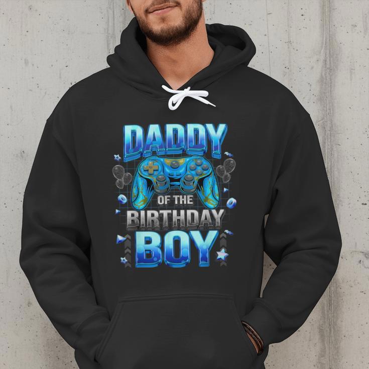 Dad Of The Birthday Boy Cool Gamer Video Game Birthday Men Hoodie