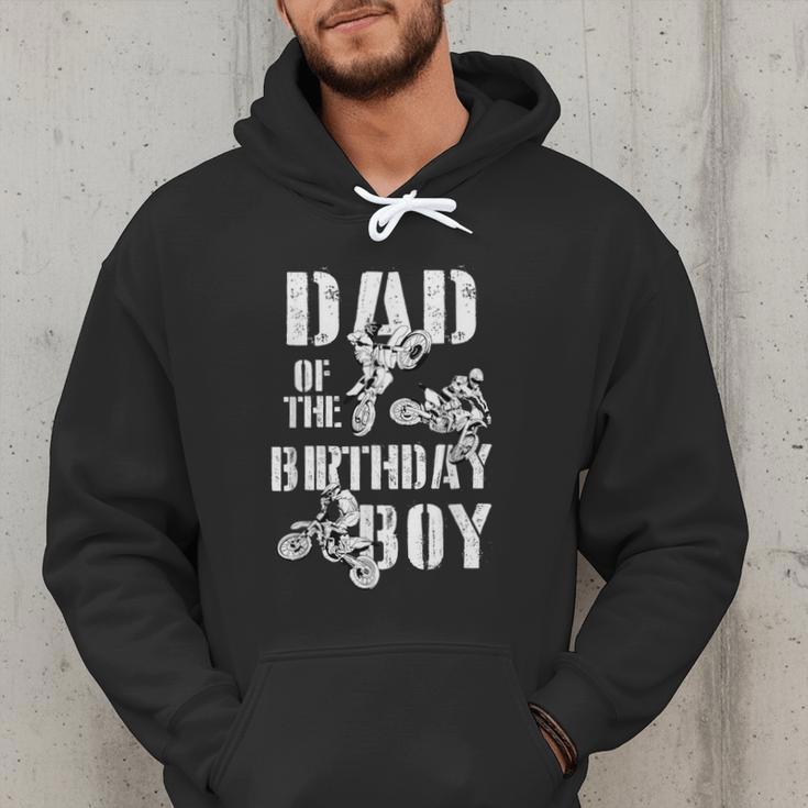 Dad Of The Birthday Boy Dirt Bike Men Hoodie