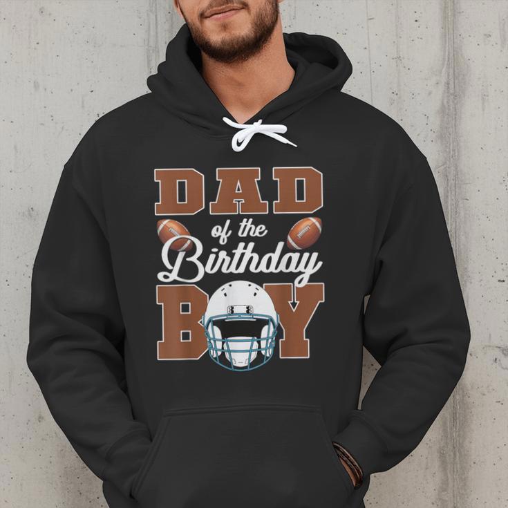 Dad Of The Birthday Boy Football Party Family Matching Men Hoodie