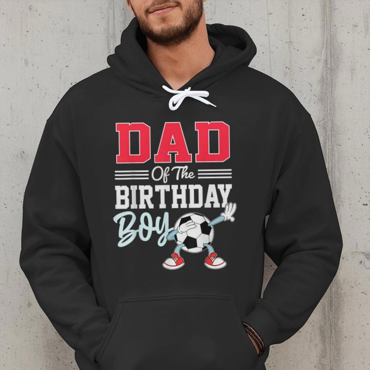 Dad Of The Birthday Boy Shirt Soccer Party Family Daddy Men Hoodie