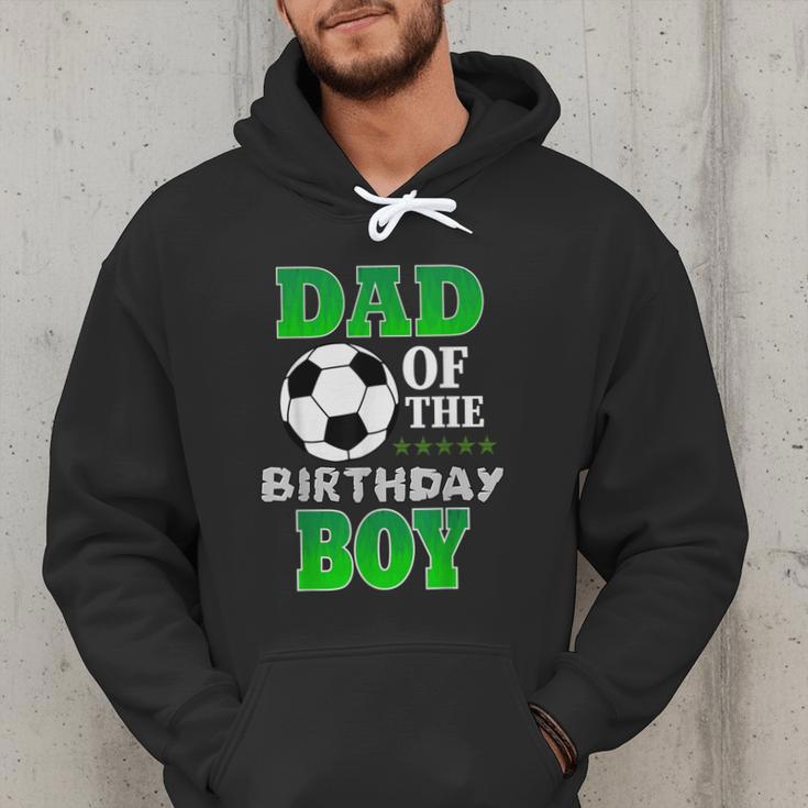 Dad Of The Birthday Boy Soccer Stars Outfit Men Hoodie