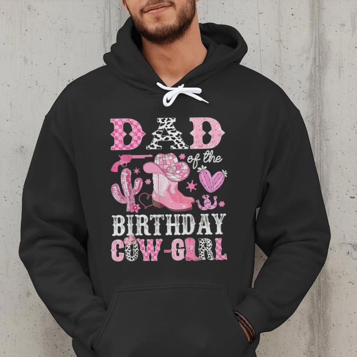 Dad Of The Birthday Cow-Girl Rodeo Cowgirl Bday Men Hoodie