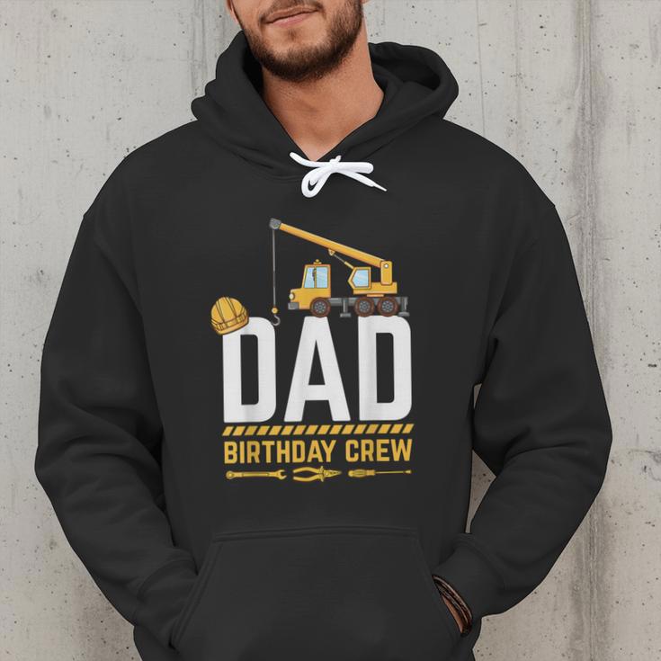 Dad Birthday Crew Construction Men Hoodie