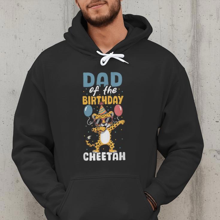 Dad Of The Birthday Girl Boy Cheetah Men Hoodie