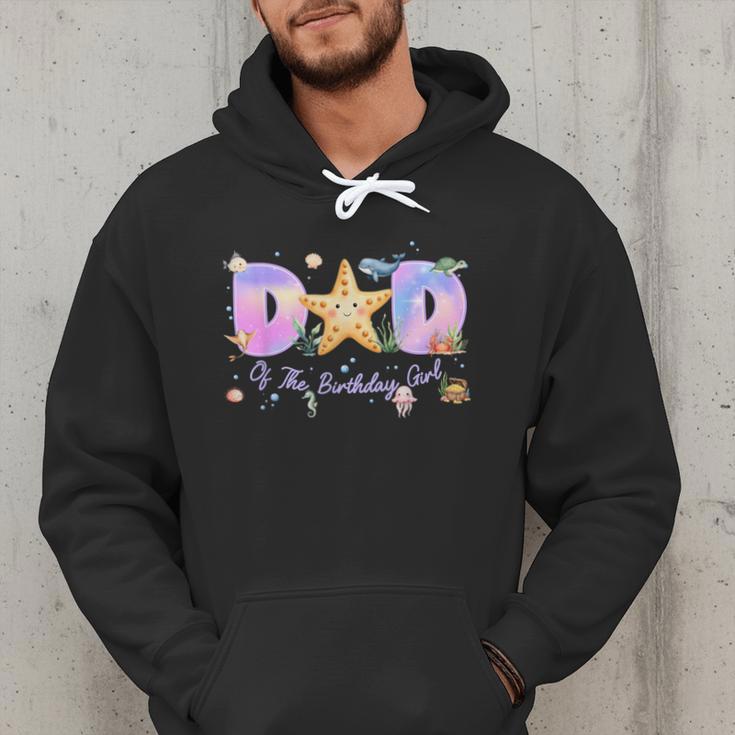 Dad Of The Birthday Girl One-Der The Sea Family Matching Men Hoodie
