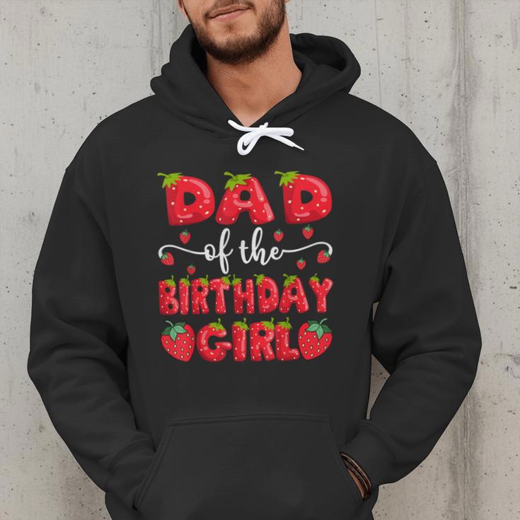 Dad Of The Birthday Girl Strawberry Family Matching Men Hoodie