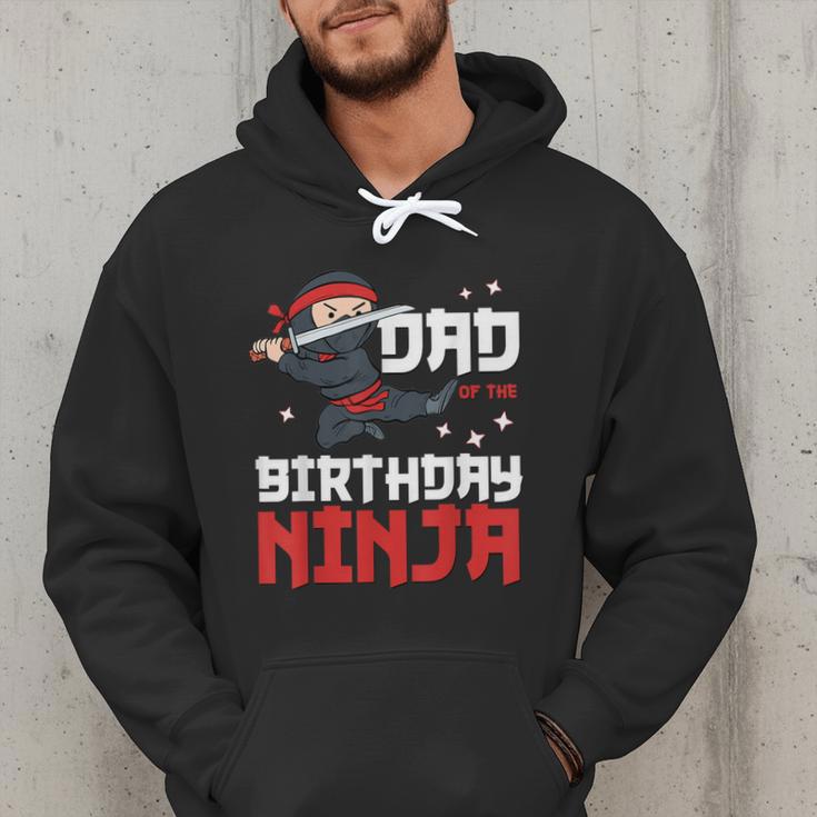 Dad Of The Birthday Ninja Daddy Party Best Father Boy Pop Men Hoodie