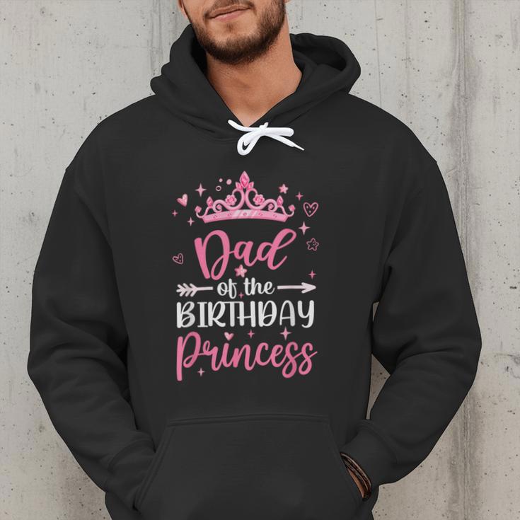 Dad Of The Birthday Princess Birthday Girl Kid Family Men Hoodie