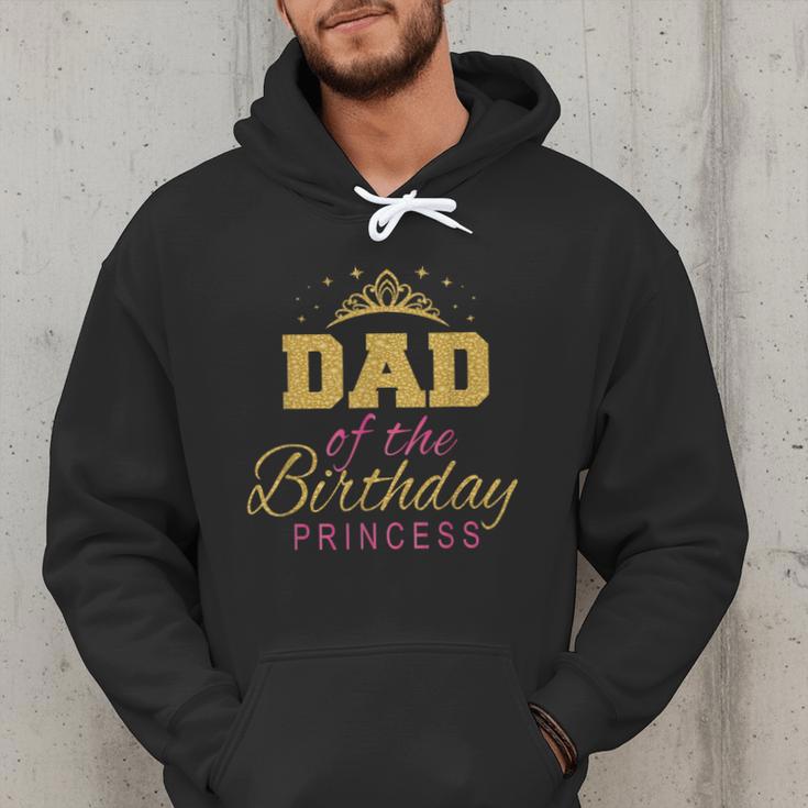 Dad Of The Birthday Princess Girls Party Small Men Hoodie