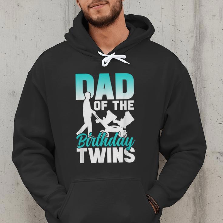 Dad Of The Birthday Twins Celebrate Cute Twin Father Daddy Men Hoodie Dad Of The Birthday Twins Celebrate Cute Twin Father Daddy Men Hoodie