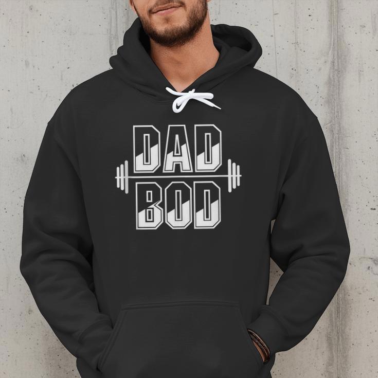 Dad BOD Gym Workout Small Men Hoodie