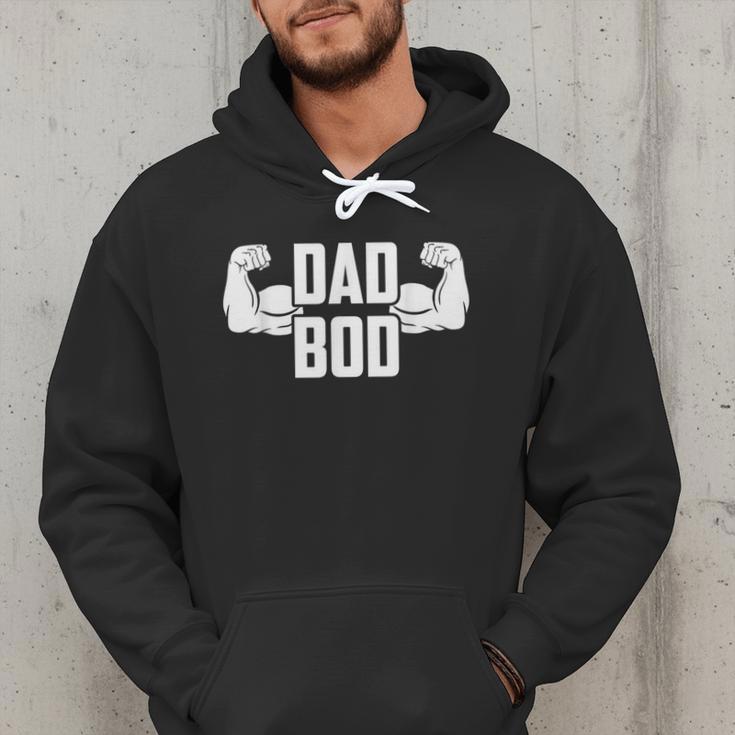 Dad Bod Muscle Strong Man Daddy Fathers Day Men Hoodie