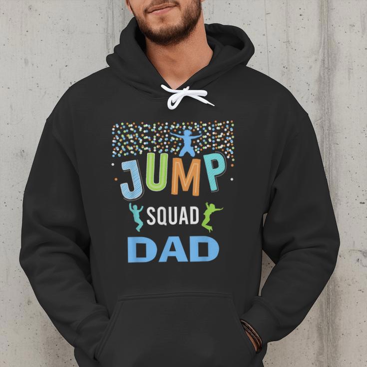Dad Daddy Jump Squad Birthday Boy Trampoline Jumper Bday Men Hoodie