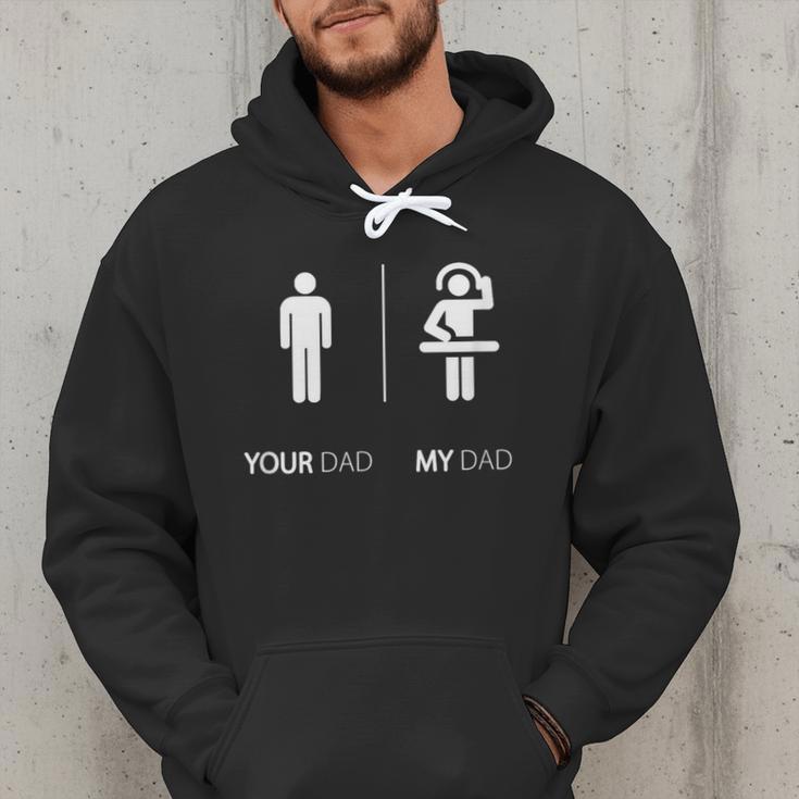 My Dad Is A DJ Disk Jockey DJ T-Shirt Men Hoodie