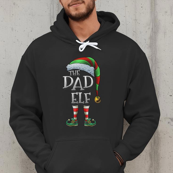 The Dad Elf Shirt Matching Family Dad Christmas Elf Men Hoodie