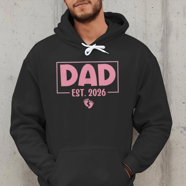 Dad Est 2026 Logo Daddy 2026 Soon To Be New Father 2026 Men Hoodie Dad Est 2026 Logo Daddy 2026 Soon To Be New Father 2026 Men Hoodie