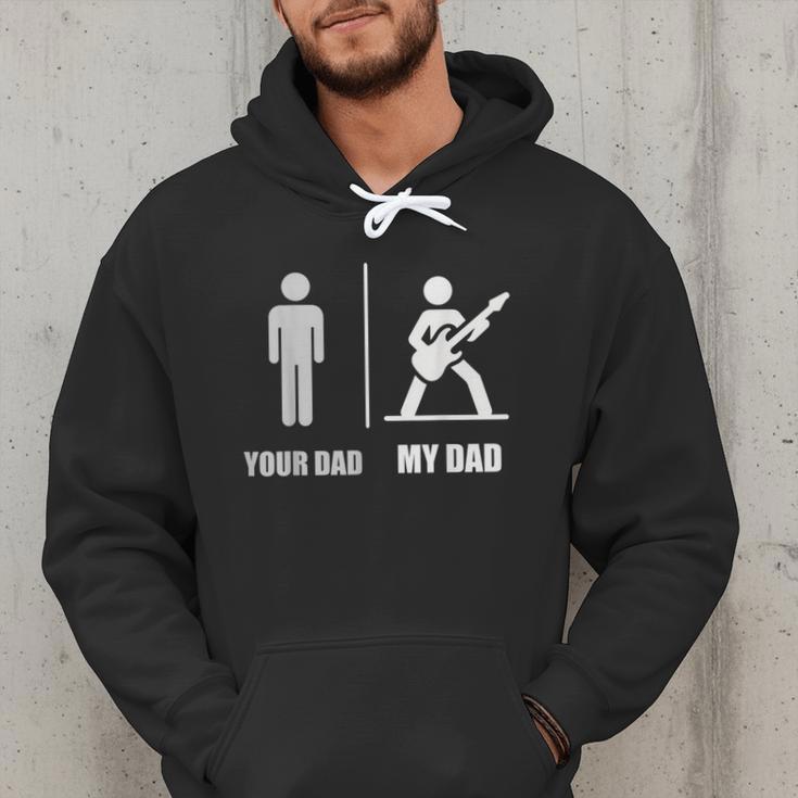 Your Dad My Dad Guitar Rock Music Player Guitarist Men Hoodie