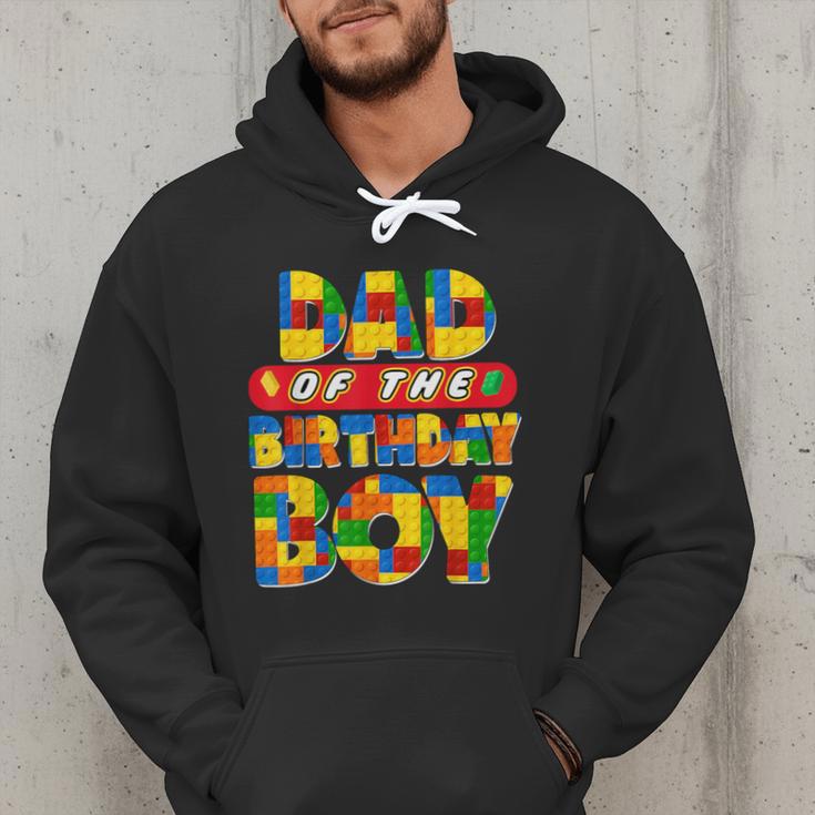 Dad And Mom Birthday Boy Building Bricks Family Party Decor Men Hoodie Dad And Mom Birthday Boy Building Bricks Family Party Decor Men Hoodie