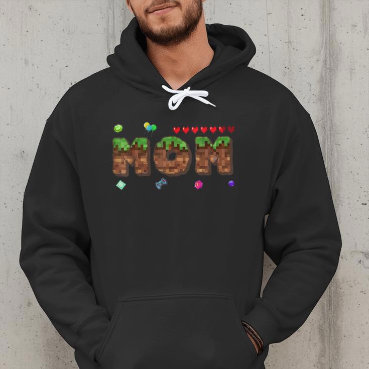 Dad And Mom Of The Birthday Boy Pixel Game Matching Family Men Hoodie