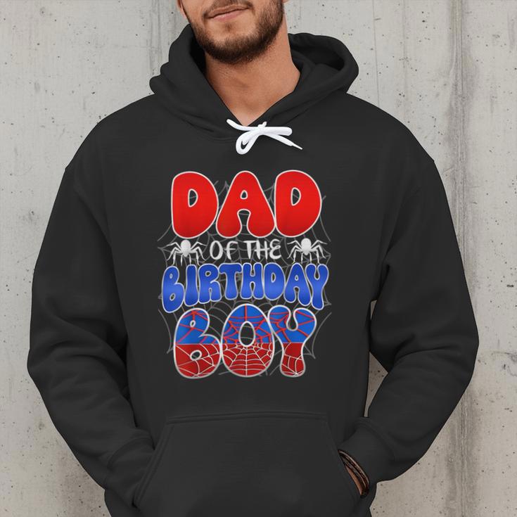 Dad And Mom Birthday Boy Spider Family Matching Men Hoodie