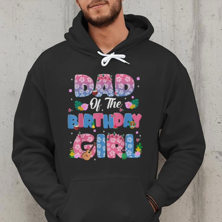 Dad And Mom Of The Birthday Girl Party Decor Family Matching Men Hoodie