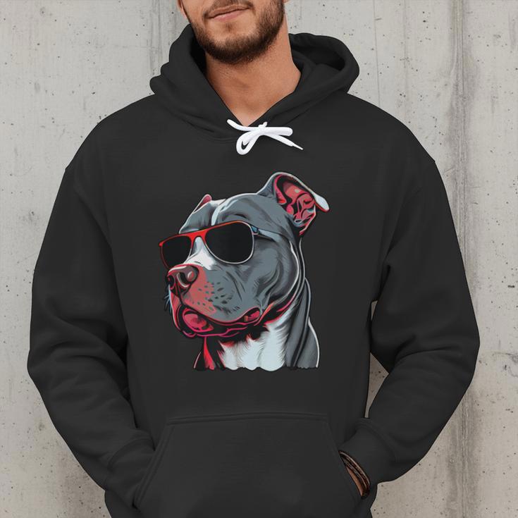 Dad Mom Cool Dog Sunglasses Pitbull Men Hoodie Dad Mom Cool Dog Sunglasses Pitbull Men Hoodie