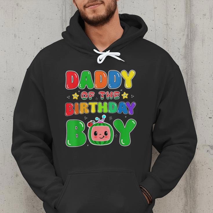 Dad And Mom Daddy Of The Birthday Boy Tee Melon Family Party Men Hoodie