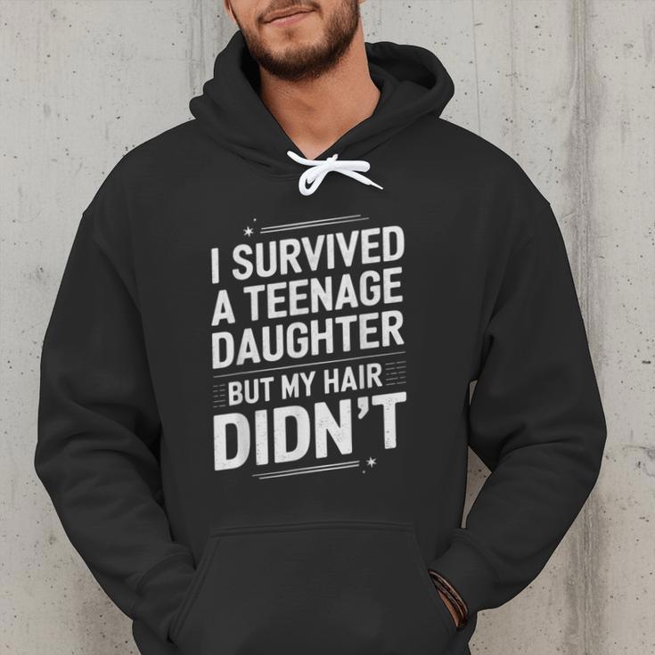 Dad Mom I Survived Teenage Daughter Survivor Men Hoodie