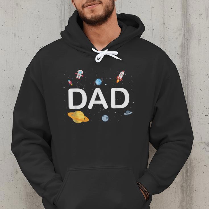 Dad Outer Space Birthday Party Family Boys Girls Men Hoodie