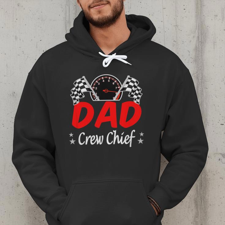 Dad Pit Crew Chief Racing Birthday Childs Party Fun Men Hoodie Dad Pit Crew Chief Racing Birthday Childs Party Fun Men Hoodie