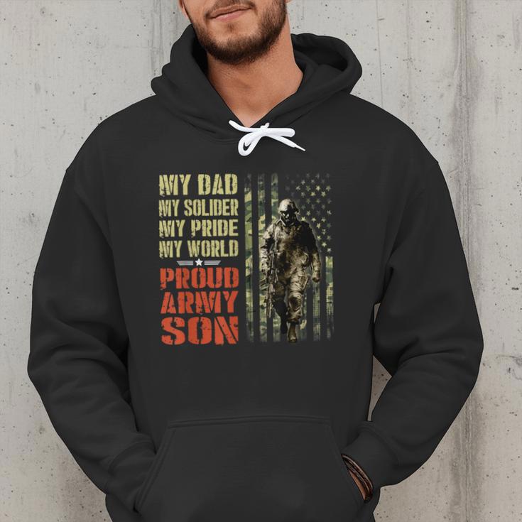 My Dad Is A Soldier Hero Proud Army Son US Military Men Hoodie My Dad Is A Soldier Hero Proud Army Son US Military Men Hoodie