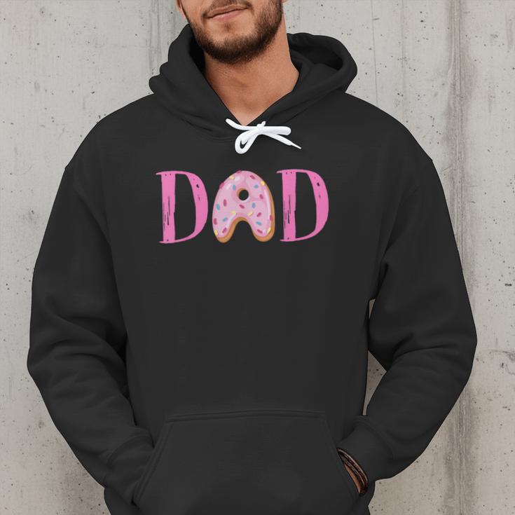 Dad Of The Sweet One Birthday Donut Girl 1st Birthday Men Hoodie
