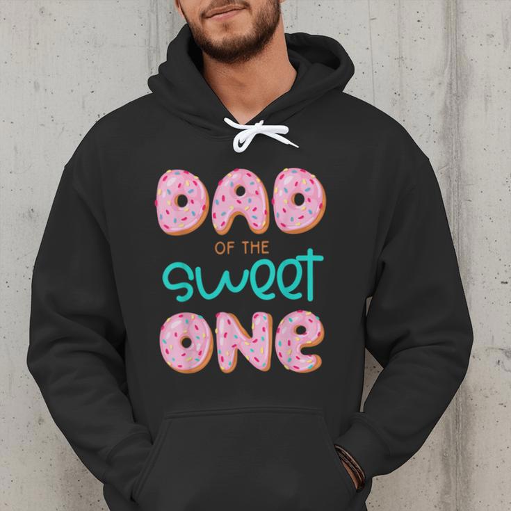 Dad Of Sweet One First Birthday Matching Family Donut Theme Men Hoodie