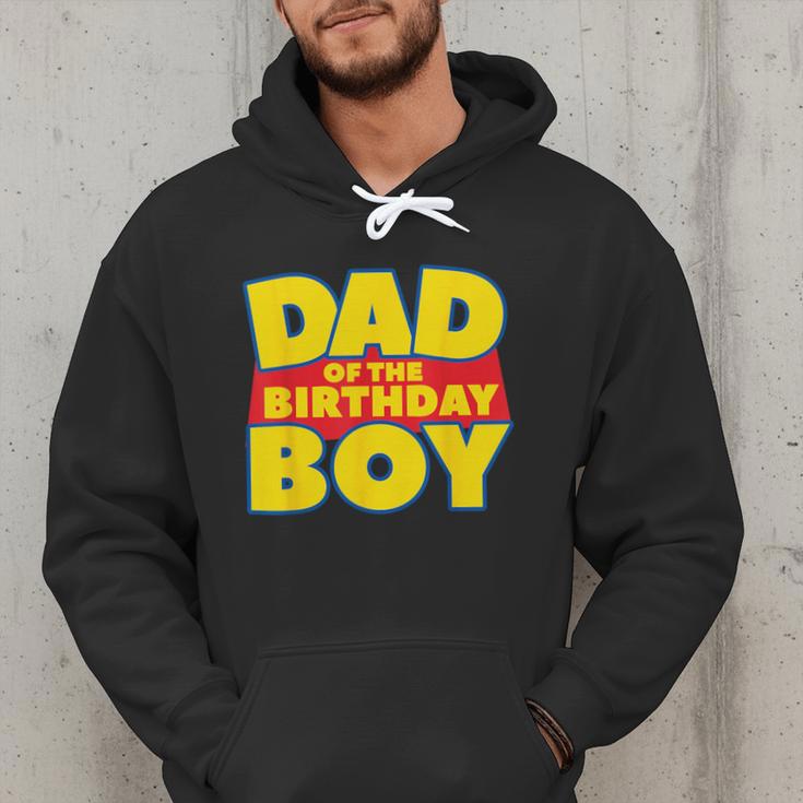 Dad Of The Toy Birthday Boy Story Theme B-Day Men Hoodie