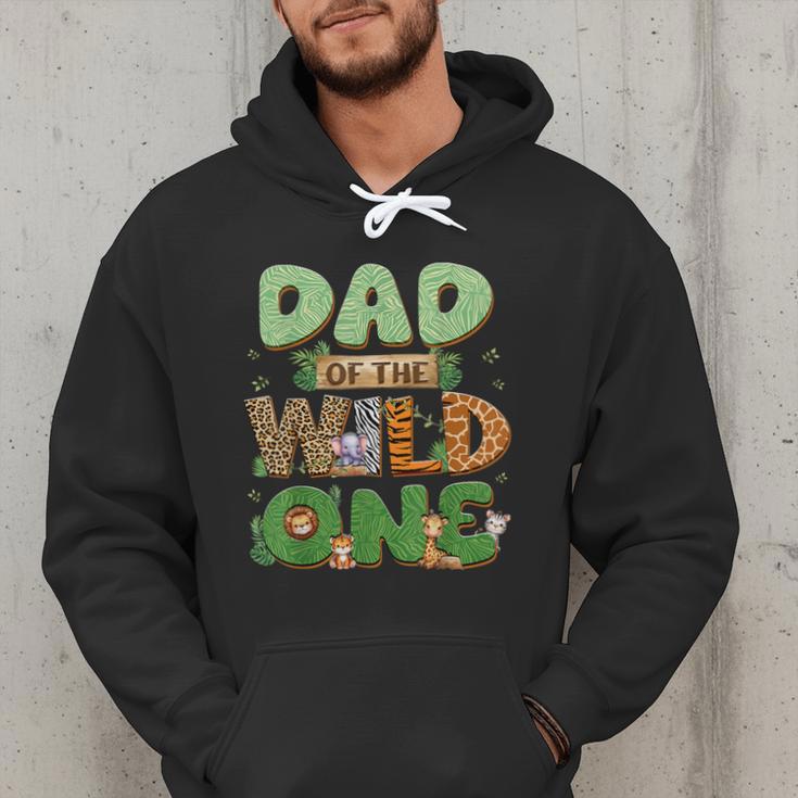 Dad Of The Wild One Birthday Family Matching Party Decor Men Hoodie Dad Of The Wild One Birthday Family Matching Party Decor Men Hoodie