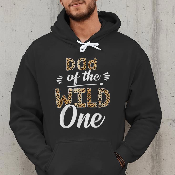 Dad Of The Wild One Zoo Themed 1st Birthday Party Men Hoodie