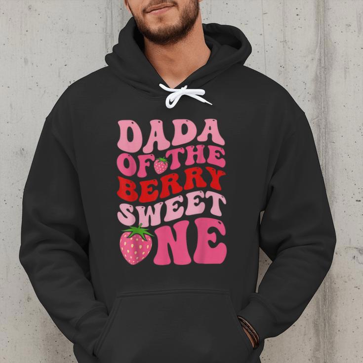 Dada Of The Berry Sweet One Strawberry First Birthday Men Hoodie