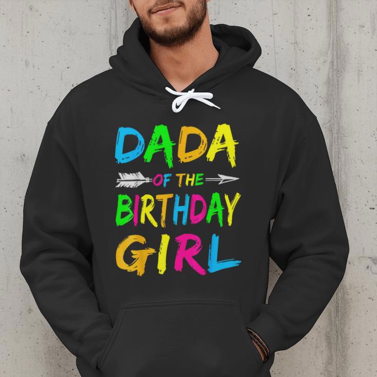 Dada Of The Birthday Girl Retro 80's Party Shirt Men Hoodie
